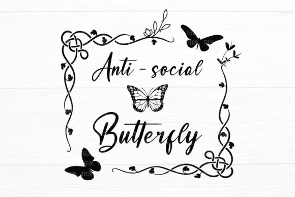 Anti-social Butterfly Embroidery Design Review