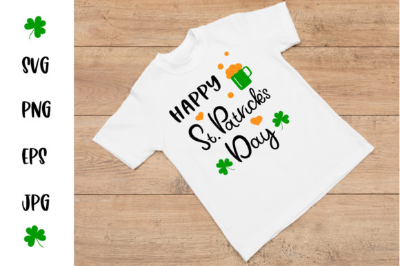 Happy St Patricks Day Quote SVG for Crafts and Graphics