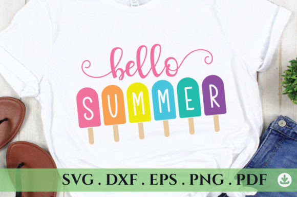 Hello Summer SVG for Local Business Branding
