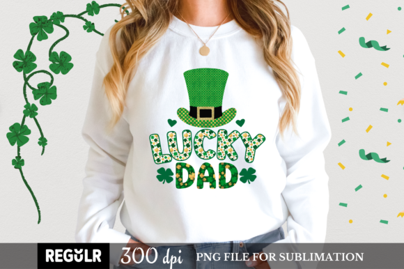 Lucky Dad SVG for Crafts and Graphics