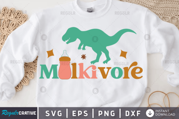 Milkivore Svg Design for Crafts and Graphics
