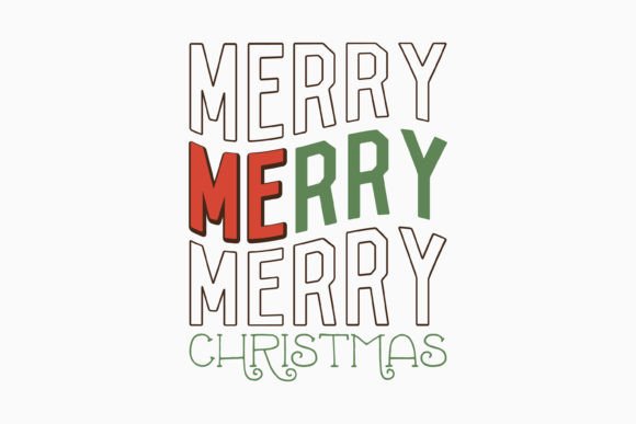 Retro Christmas Quote SVG for Crafts and Graphics