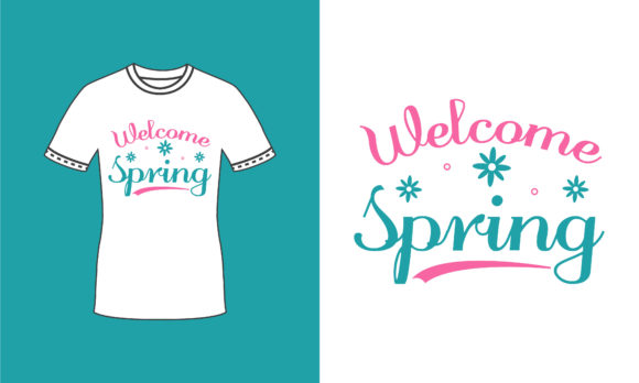 Spring Typography Quote SVG for Embroidery Projects